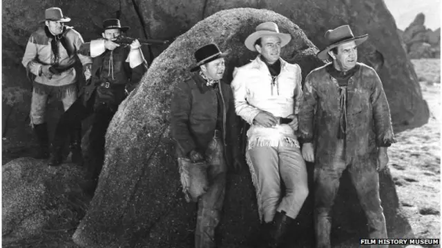 Movie still from The Oregon Trail