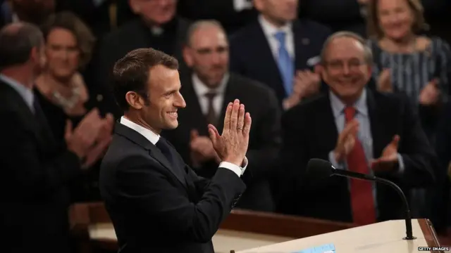 ફ્રાન્સના રાષ્ટ્રપ્રમુખ ઇમેન્યુઅલ મેક્રોનની તસવીર