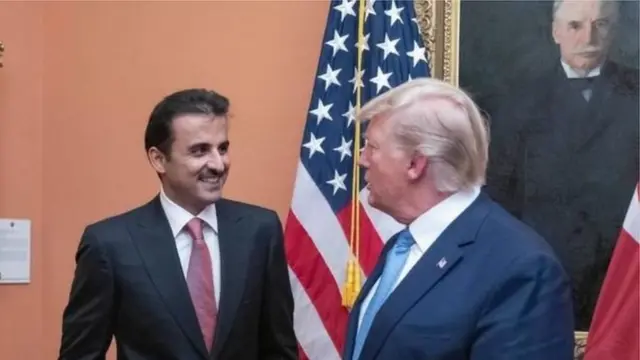 قطر امیر او ټرمپ