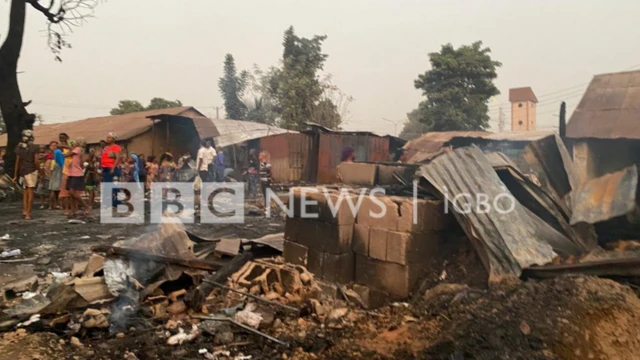 Ọkụ gbara na Colliery Avenue, Enugu