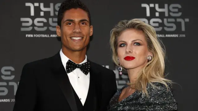 Рафаэль Варан с женой Камиль Титгат