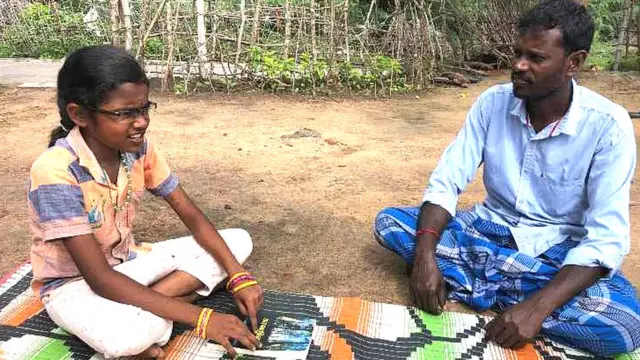 தந்தையோடு பேசுவதற்கு நிபந்தனை: குளத்தை சுத்தம் செய்ய சொன்ன மகள்