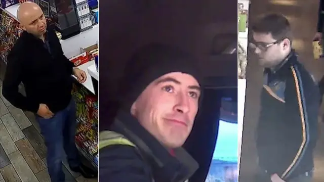 Георг Ника, Эймонн Харрисон и Кристофер Кеннеди (слева направо)