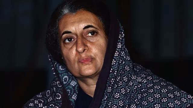 ভারতের প্রয়াত প্রধানমন্ত্রী ইন্দিরা গান্ধী।