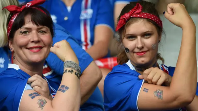 Исландские болельщицы