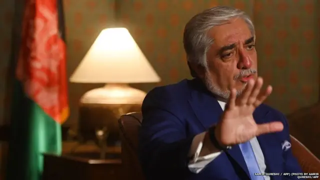 अफ़ग़ानिस्तान सरकार के प्रमुख वार्ताकार अब्दुल्लाह अब्दुल्लाह