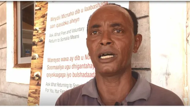 አቶ ካርሎስ ተስፋዬ በደዳብ ስደተኞች መጠለያ ጣብያ ኬንያ