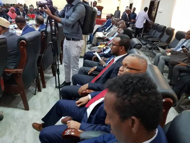Shirka Golaha wasiirrada ee lagu qabtay Garowe