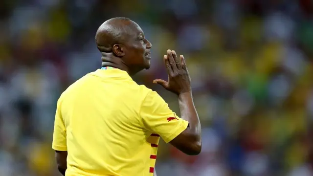 James Kwesi Appiah lors du Mondial 2014 au Brésil