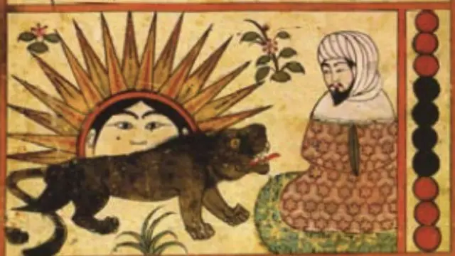 تصویر شمس در اسد از کتاب ابومعشر بلخی، منجم مشهور دربار عباسی