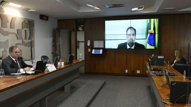 Danilo Dupas, presidente do Inep, fala ao Senado nesta quarta-feira (17/11)