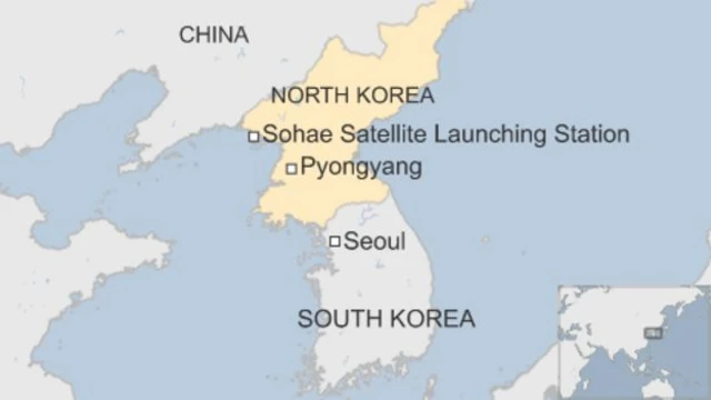 சோஹே ஏவுகணை தளத்தின் குறிக்கும் வரைபடம்