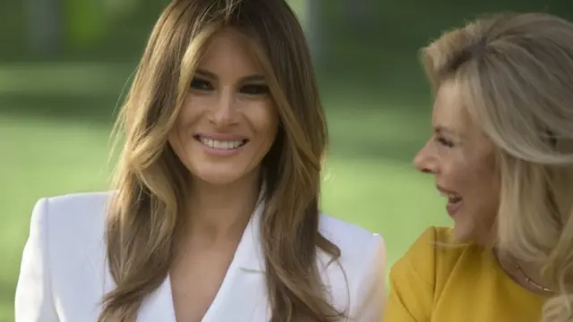 Первая леди США Мелания Трамп и супруга премьер-министра Израиля Сара Нетаньяху