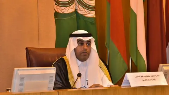 رئيس البرلمان العربي مشعل السلمي
