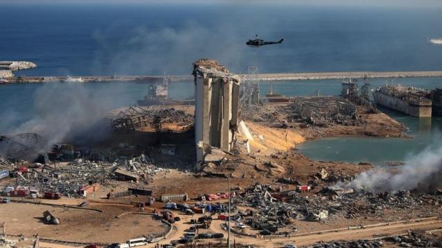 Explosion in Beirut Lebanon but some dey suspect Missile strike in Lebanon
