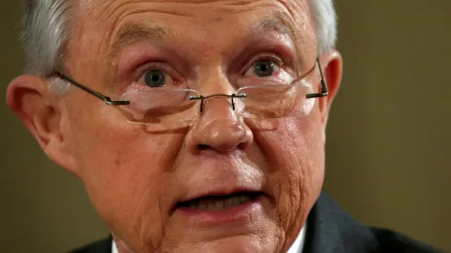 นายเจฟฟ์ เซสชันส์ รมว.กระทรวงยุติธรรมสหรัฐฯ