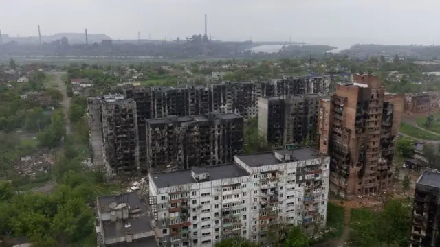 مدينة ماريوبول المدمرة