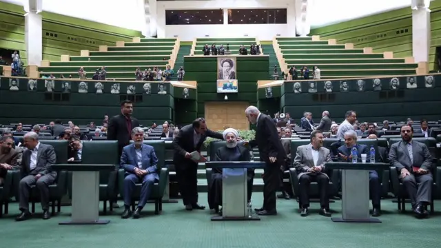 حسن روحانی در مجلس ایران