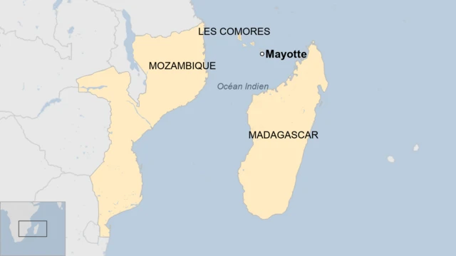 Carte de Mayotte