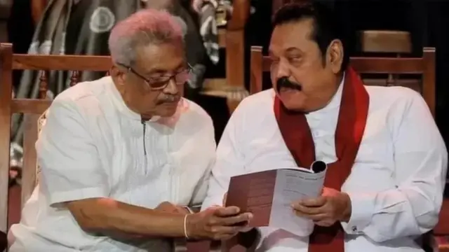 गोटाबाया राजपक्षे आणि महिंदा राजपक्षे