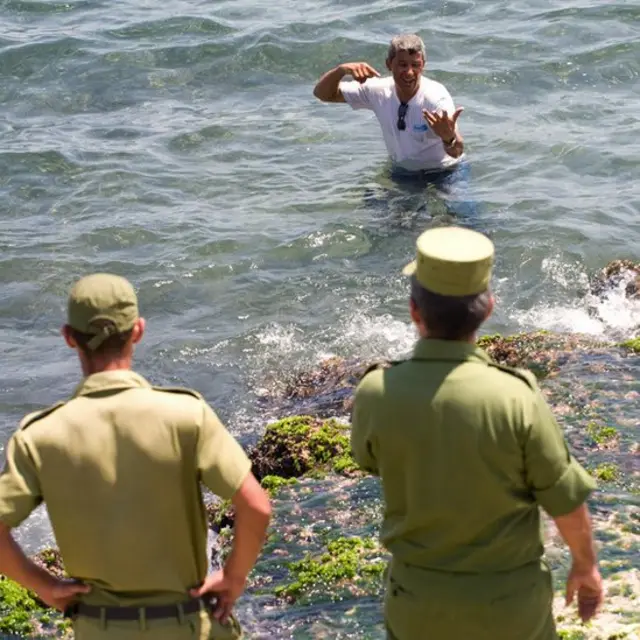 Un cubano falla en su intento de dejar la isla.