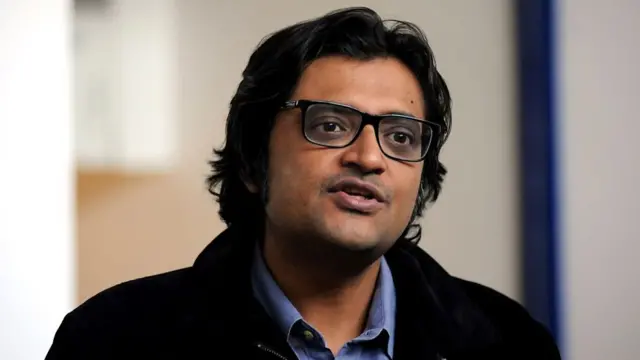 રિપબ્લિક ટીવીના એડિટર - ઇન -ચીફ અર્ણવ ગોસ્વામી