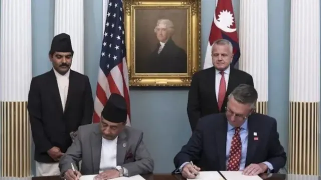 सन् २०१७ मा नेपाल र अमेरिकाले एमसीसी कम्प्याक्टमा हस्ताक्षर गरेका थिए