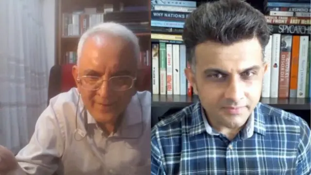 భారత్-చైనా:బీబీసీ ప్రతినిధి జుగల్ పురోహిత్‌తో మాట్లాడుతున్న జాతీయ భద్రతా సలహా సంఘం చైర్మన్ రాఘవన్