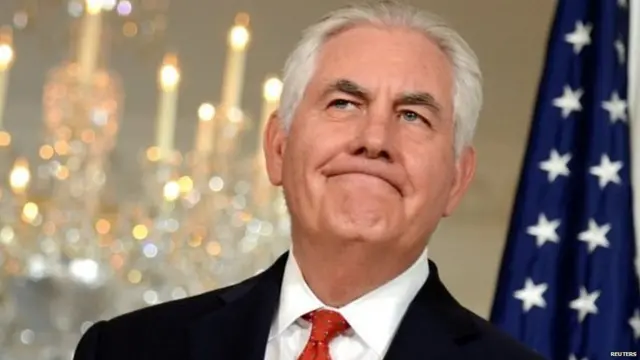 US Secretary of State Rex Tillerson in Washington, 13 October