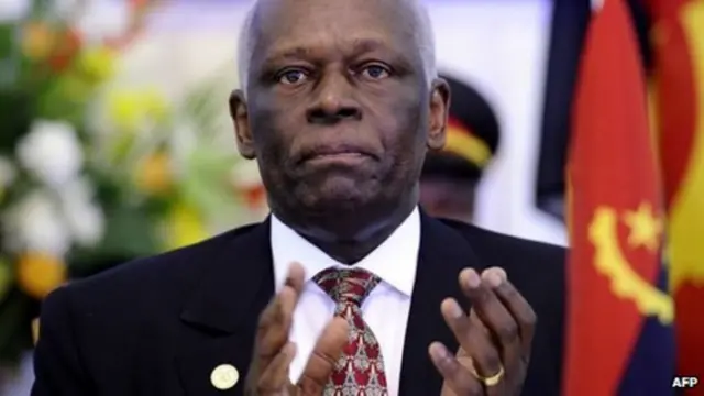 Rais wa sasa wa Angola Jose Eduardo Dos Santos