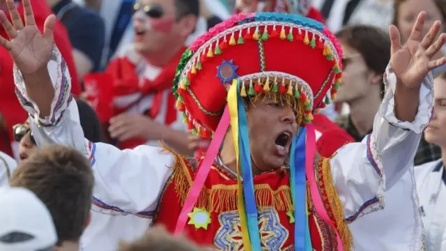 Torcedor peruano na Copa da Rússia