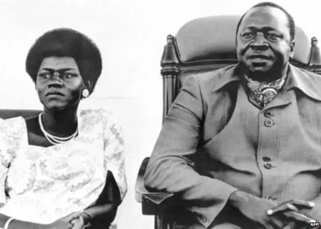 ईदी अमिन यांची पाचवी बायको सारा क्योलाबा.