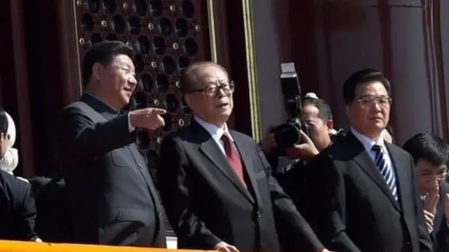 习近平,江泽民,胡锦涛