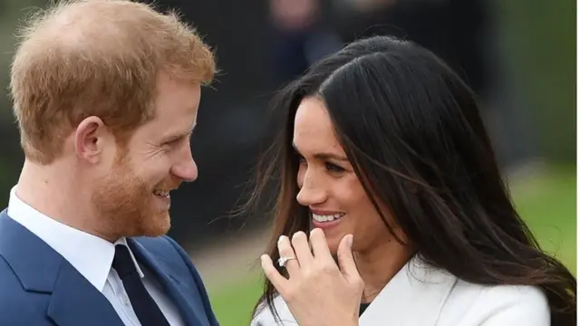 الأمير هاري وخطيبته ميغان