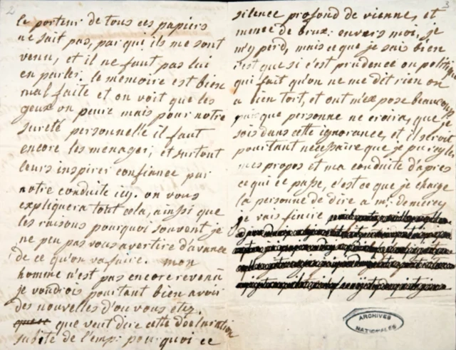 จดหมายลับพระนางมารี อองตัวเน็ตต์