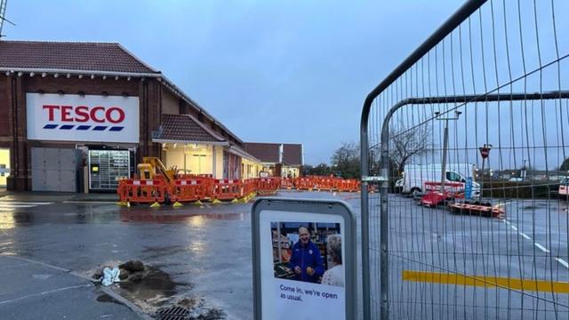 Bognor Regis Tesco reopens three weeks after flooding