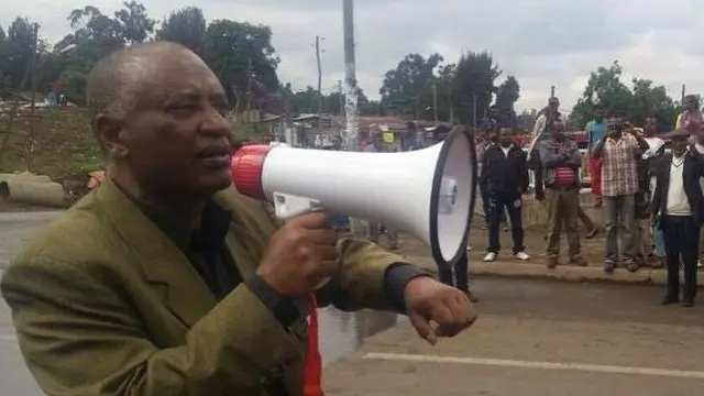 Obbo Baqqala Nagaa yeroo maastarpilaanii mormuuf hiriirri magaalaa Finfinnee keessatti taasifame