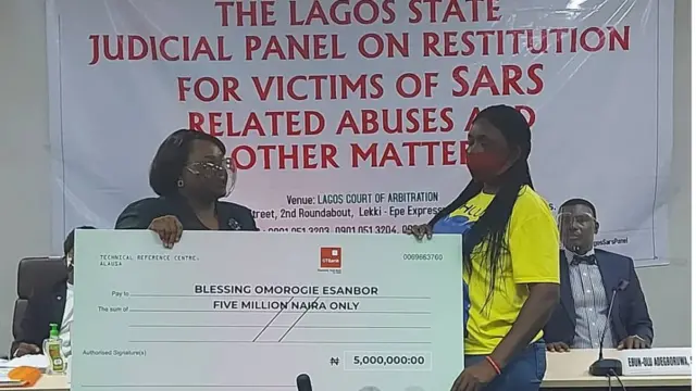 Ọkan lara awọn to gba sọwedowo