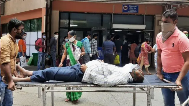 કોરોનાના દરદીની તસવીર