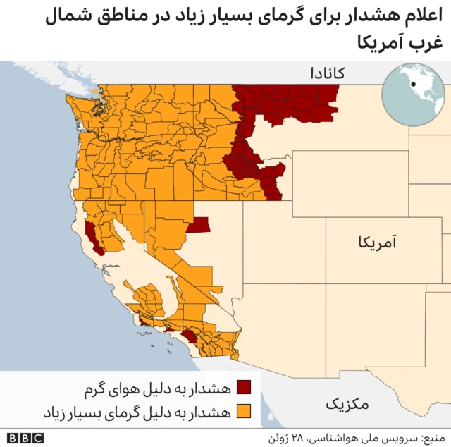 گرما در آمریکا