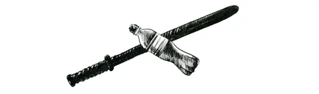 Бутылка и дубинка