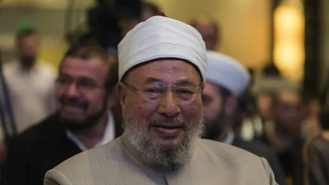 القرضاوي في تركيا عام 2016