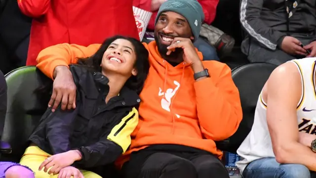 Kobi Brajant sa ćerkom Đianom