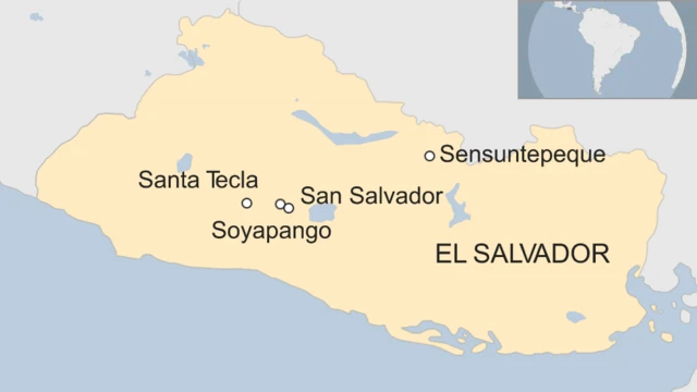 Mapa de El Salvador
