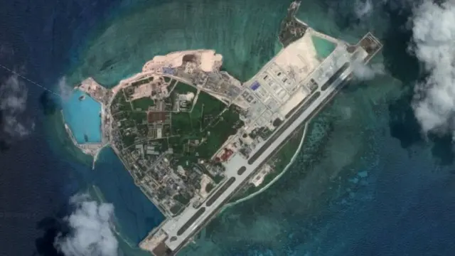 Imagen satelital de la isla Woody