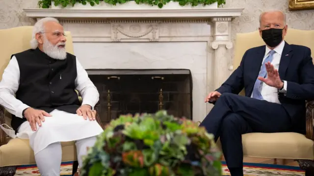 बाइडन मोदी