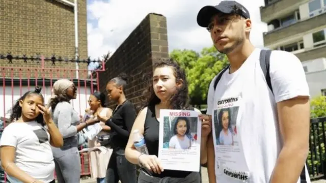 Familiares de Jessica Urbano