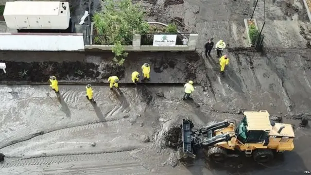 ਕੈਲੀਫੋਰਨੀਆ ਵਿੱਚ ਗਾਰੇ ਦੇ ਹੜ੍ਹ