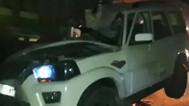 ਦੀਪ ਸਿੱਧੂ ਇਸੇ ਕਾਰ ਵਿੱਚ ਸਵਾਰ ਸਨ