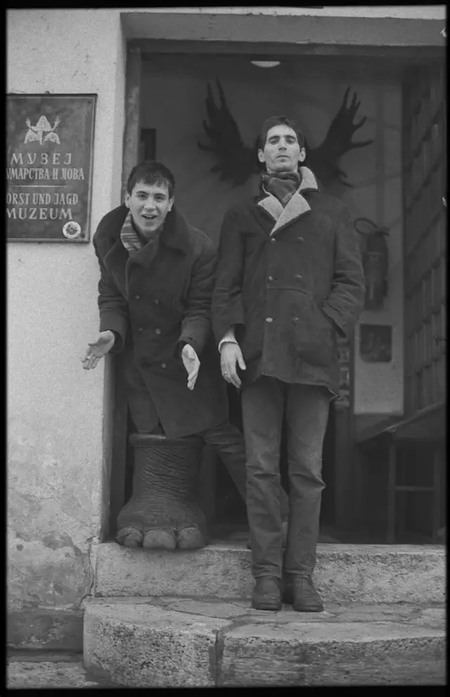 Милан Младеновић и Срђан Гојковић Гиле